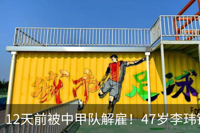 12天前被中甲队解雇！47岁李玮锋拒绝带货：与董路合作 笑言升官了